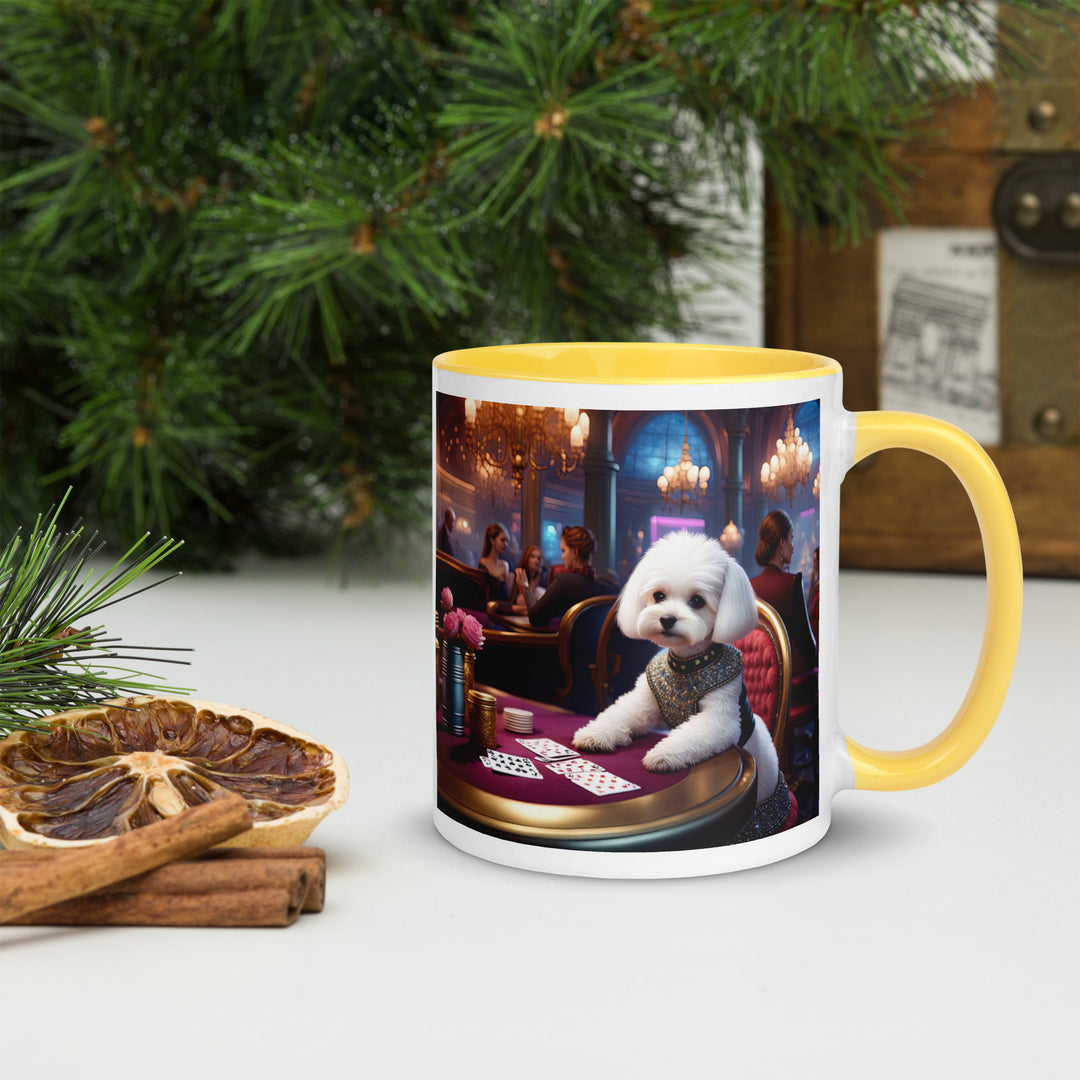 Maltipoo General- Mug with Color Inside v9