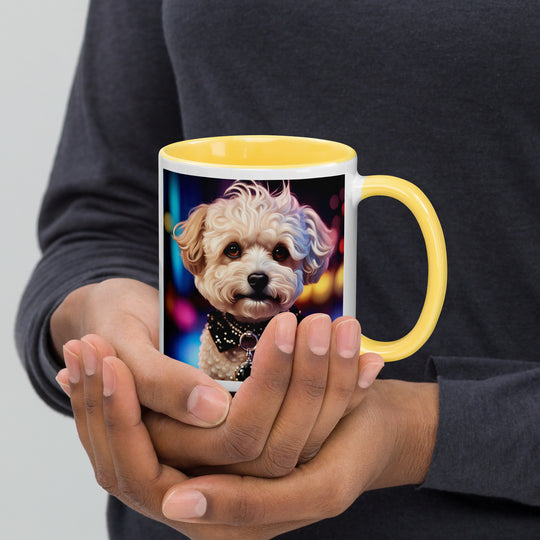 Maltipoo General- Mug with Color Inside v11