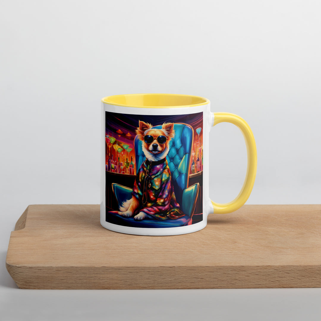 Pekapoo General- Mug with Color Inside v7