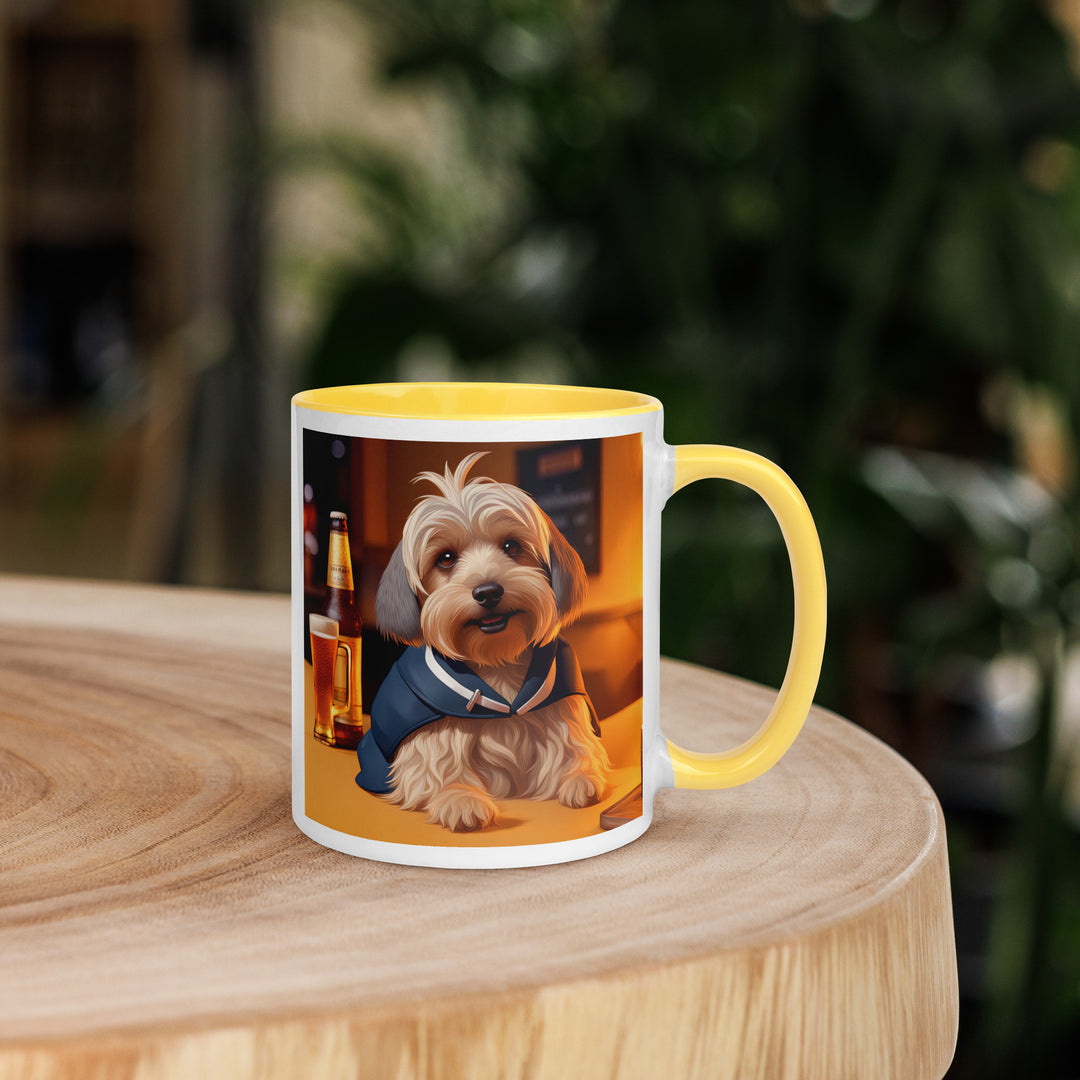 Yorkipoo General- Mug with Color Inside v7