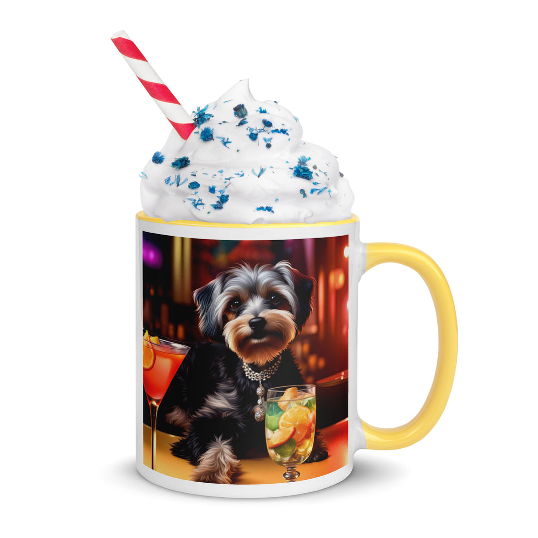 Yorkipoo General- Mug with Color Inside v8