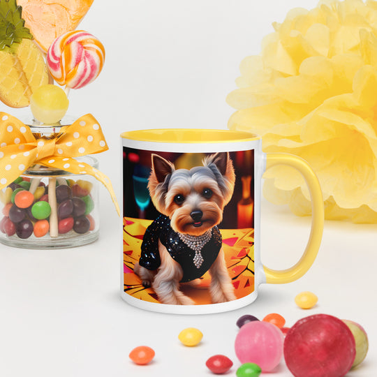 Yorkipoo General- Mug with Color Inside v6