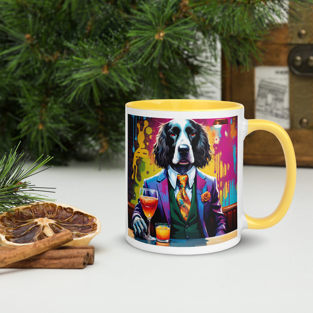 Sprocker Spaniel General- Mug with Color Inside v13