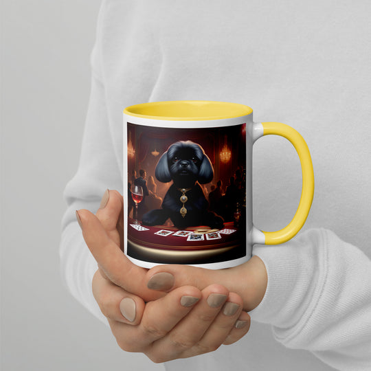 Pugapoo General- Mug with Color Inside v5