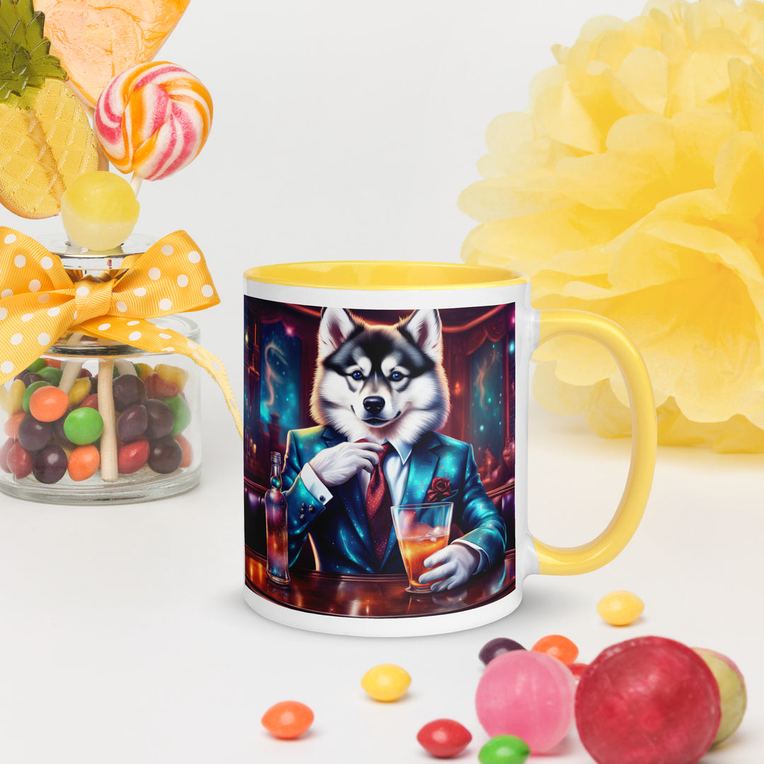 Pomsky General- Mug with Color Inside