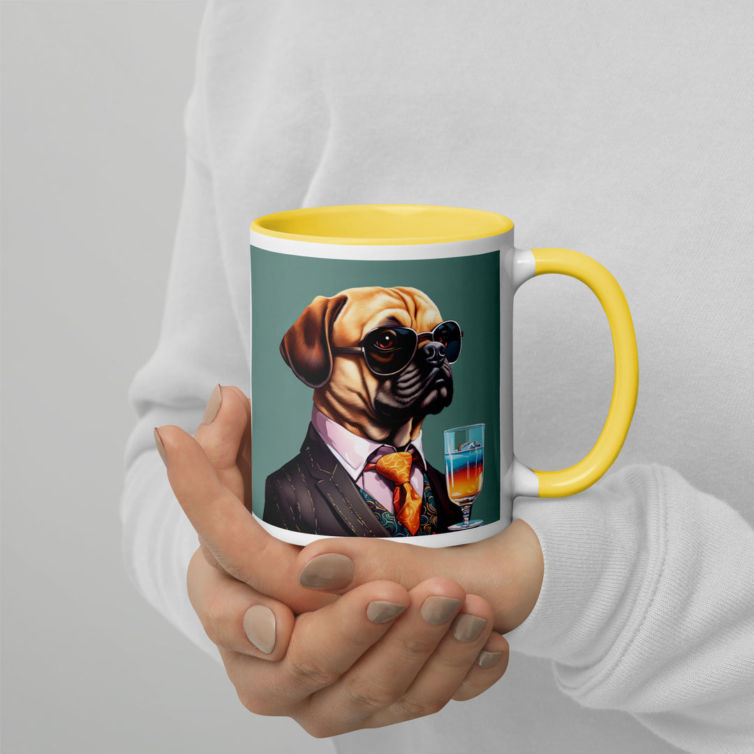 Puggle General- Mug with Color Inside