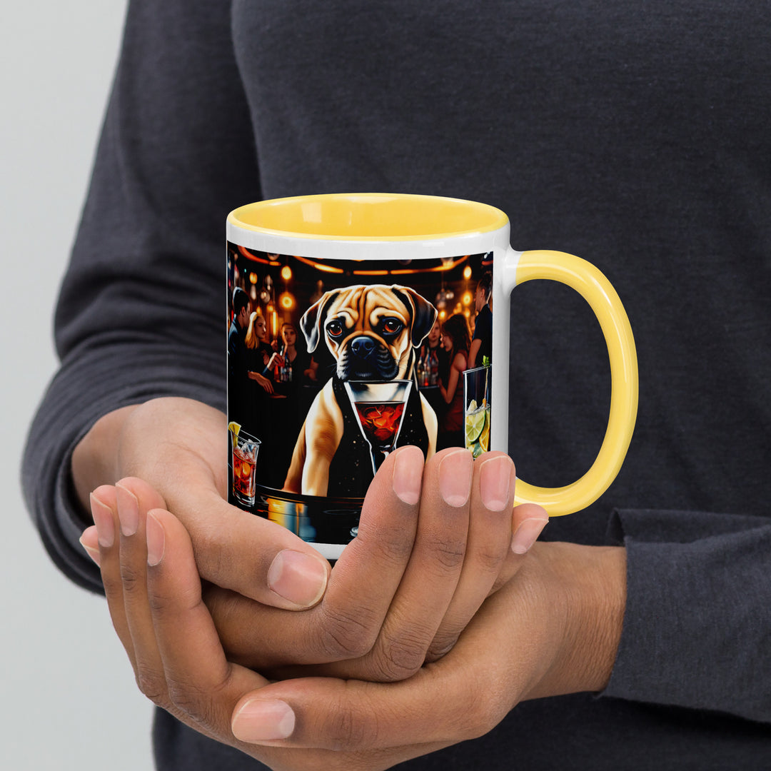 Puggle General- Mug with Color Inside v7