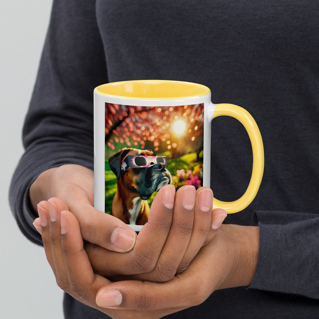 Boxer Eclipse- Mug with Color Inside v2