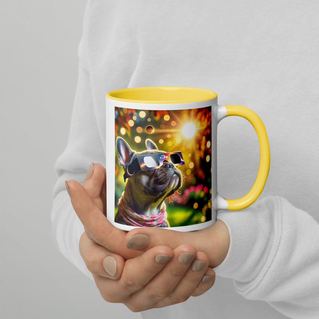 French Bulldog Eclipse- Mug with Color Inside