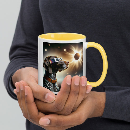 German Shorthaired Pointer Eclipse- Mug with Color Inside