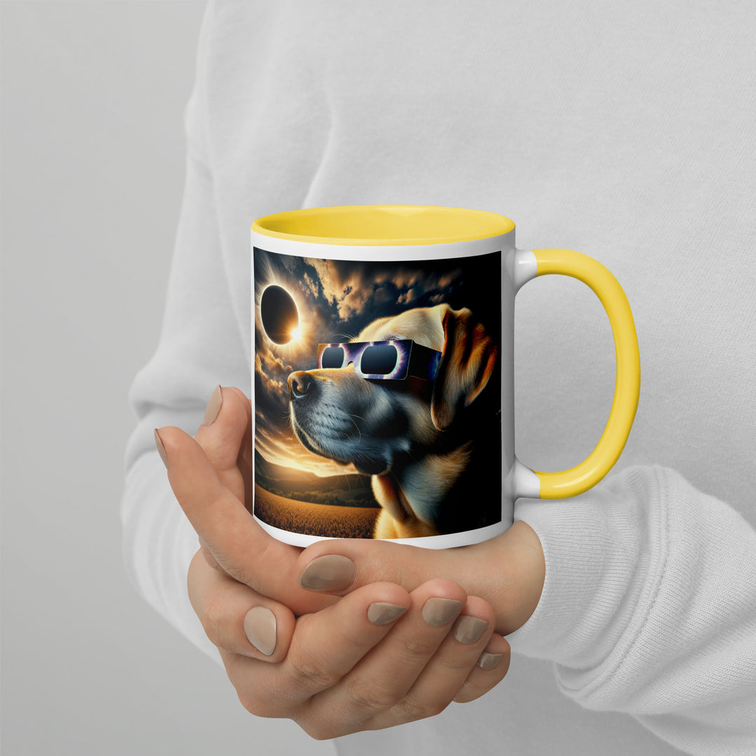 Labrador Retriever Eclipse- Mug with Color Inside