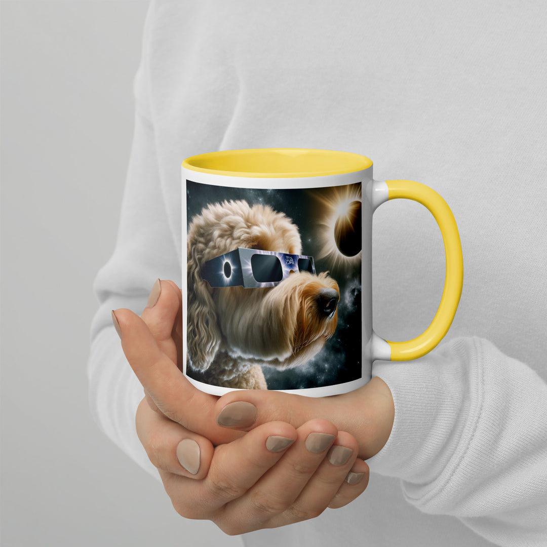 Labradoodle Eclipse- Mug with Color Inside