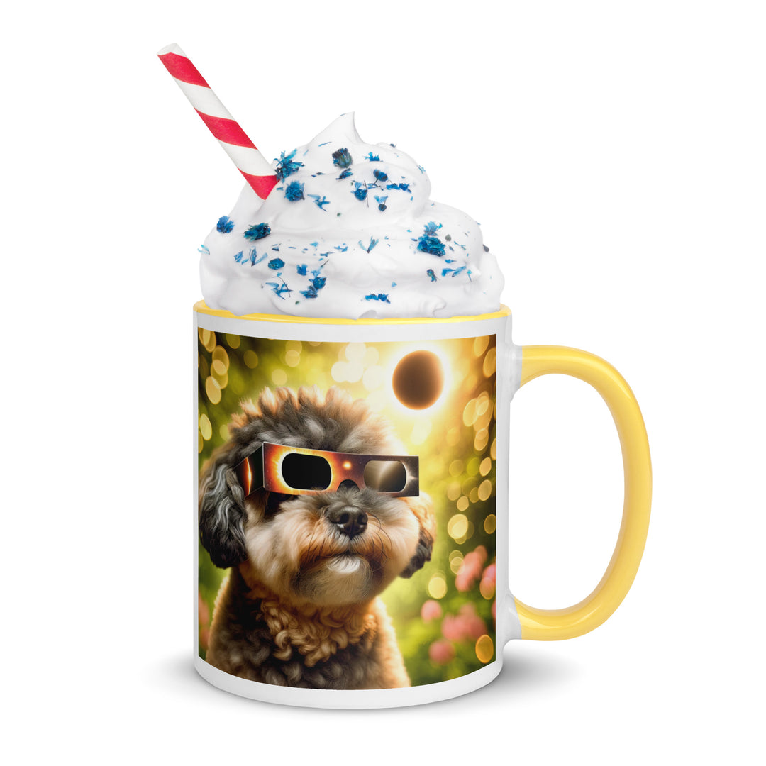 Pugapoo Eclipse- Mug with Color Inside v2