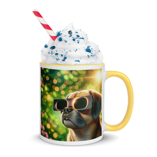 Puggle Eclipse- Mug with Color Inside v2