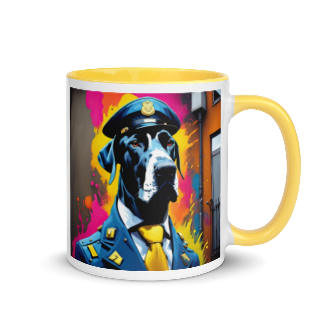 Great Dane- Mug with Color Inside v5