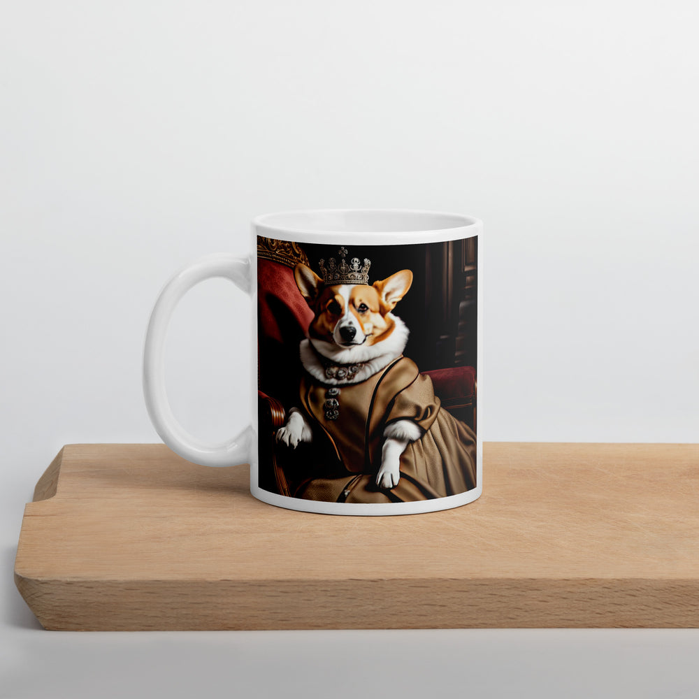 Pembroke Welsh Corgi- White glossy mug