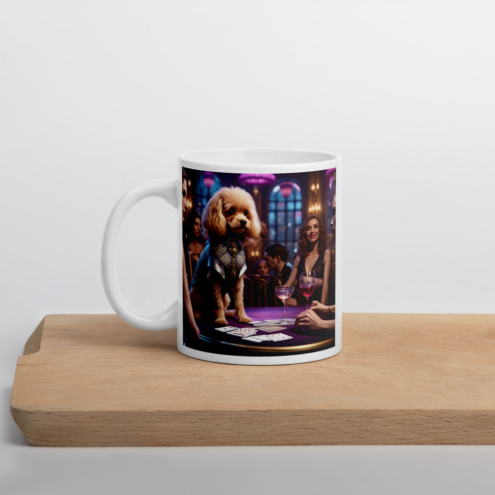 Cavapoo General- White glossy mug v13