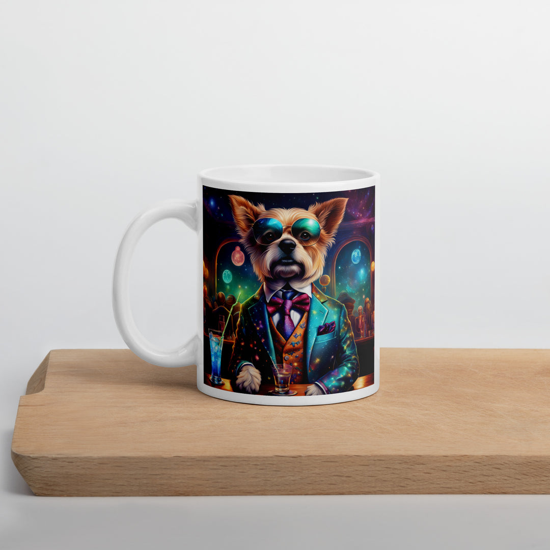 Pekapoo General- White glossy mug v5