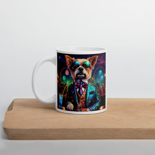 Pekapoo General- White glossy mug v5