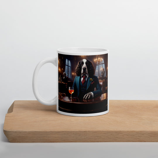 Sprocker Spaniel General- White glossy mug