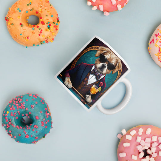 Pekapoo General- White glossy mug v2