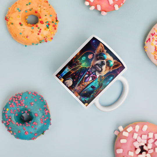 Pekapoo General- White glossy mug v5