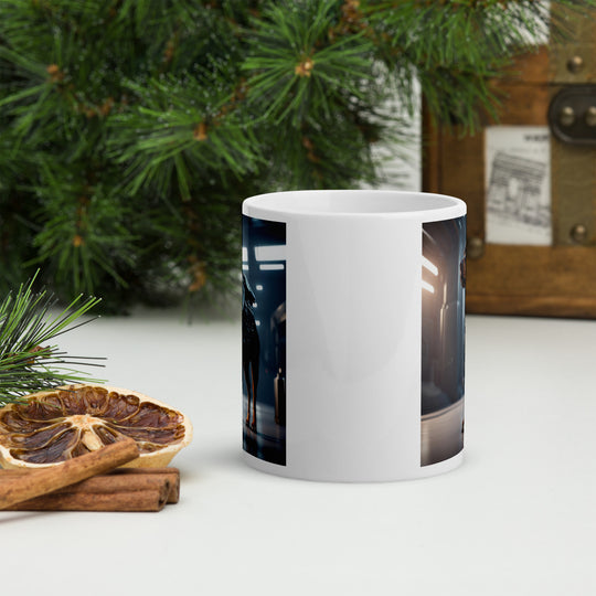 Rottweiler- White glossy mug v4