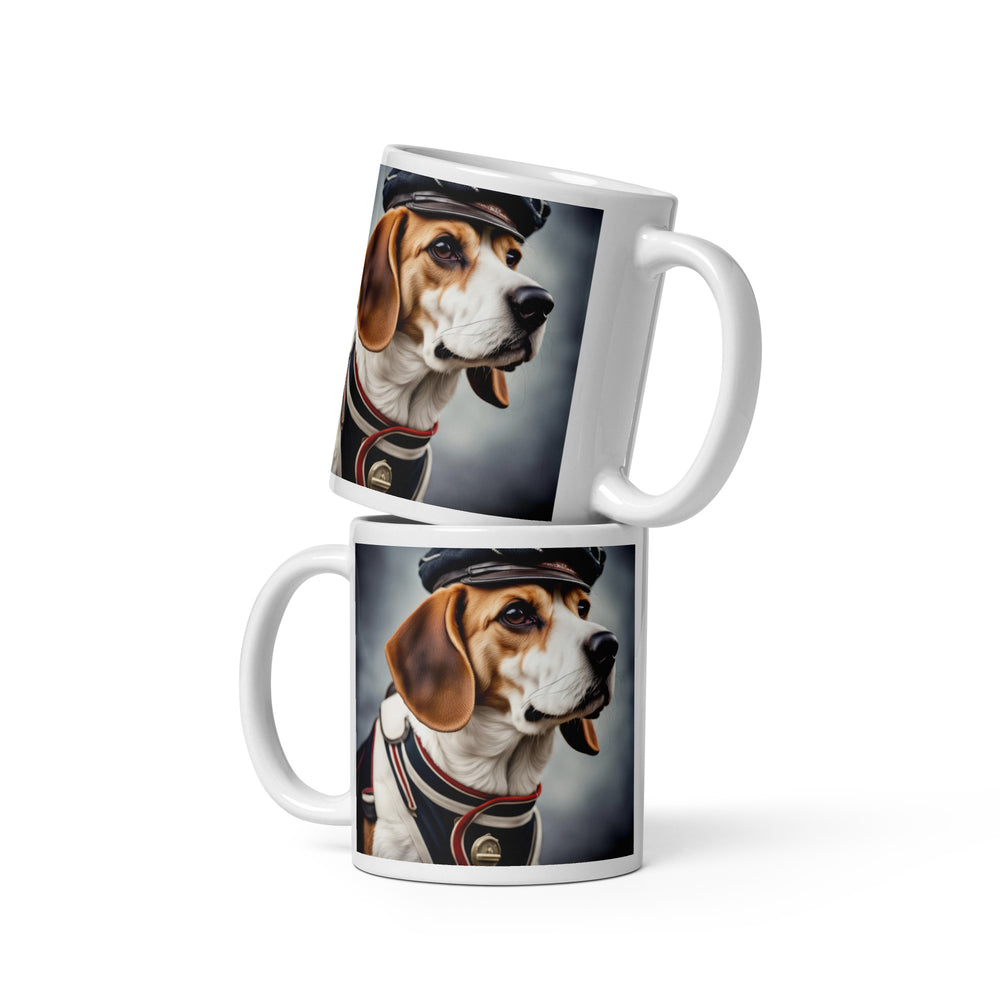 Beagle- White glossy mug v5