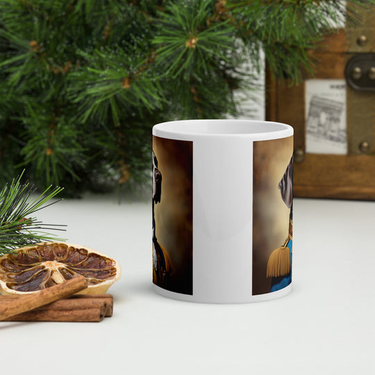 German Shorthaired Pointer- White glossy mug v2