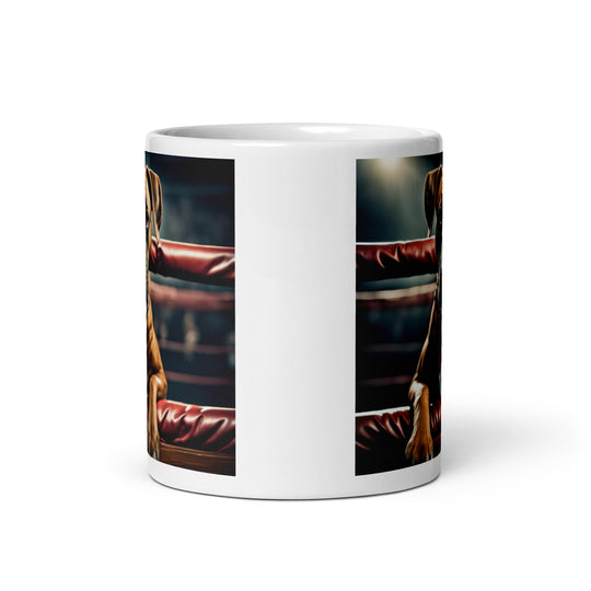 Boxer- White glossy mug v2