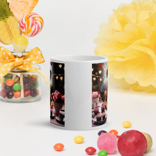 Boxer Romantic- White glossy mug v3