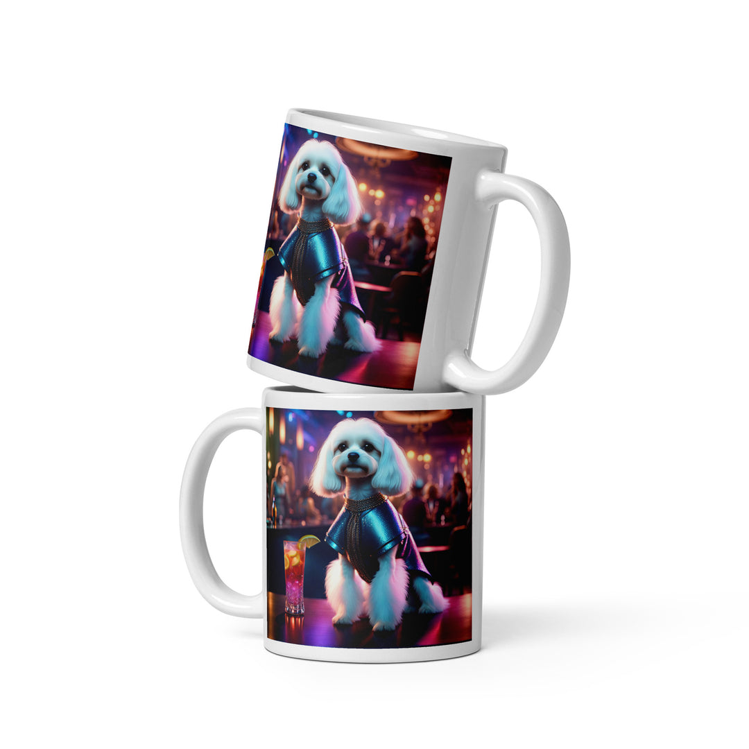 Cavachon- White glossy mug