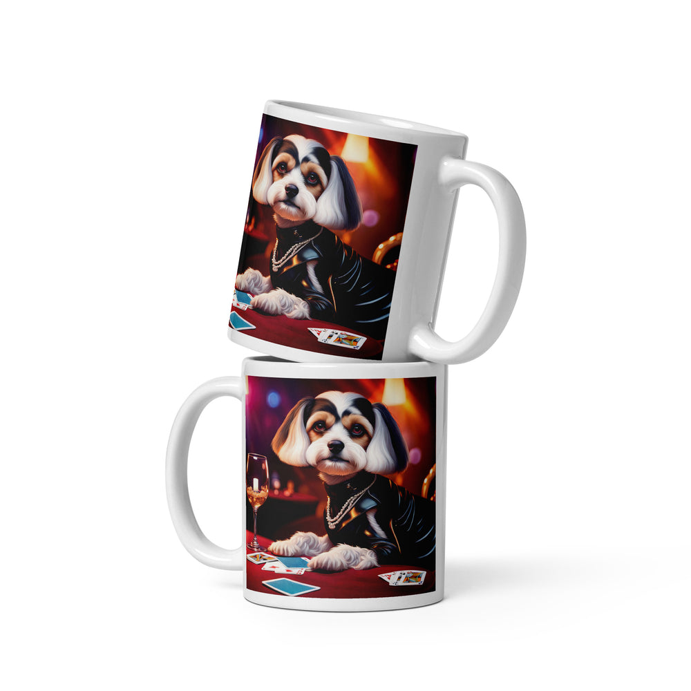 Cavachon- White glossy mug v5