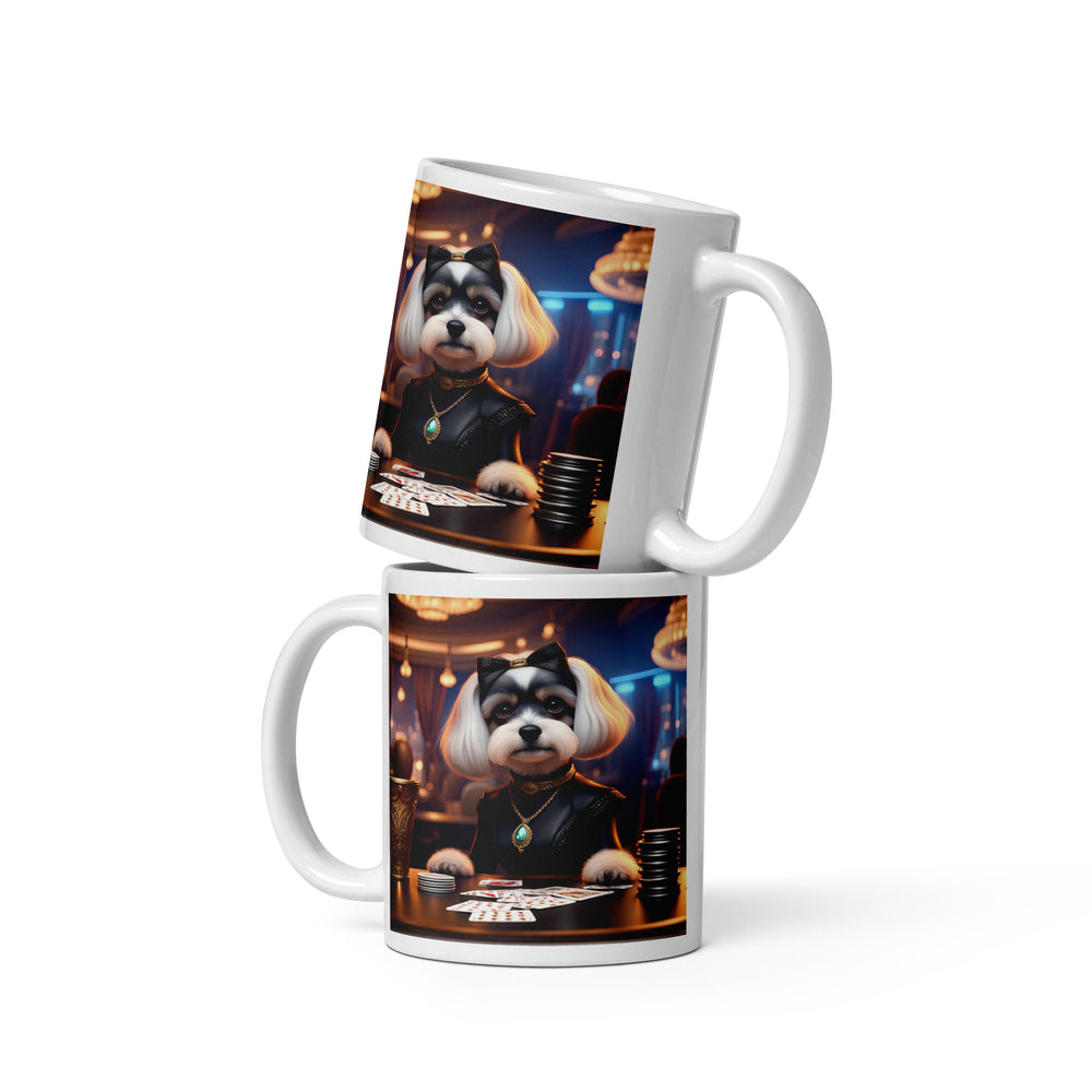 Cavachon- White glossy mug v10