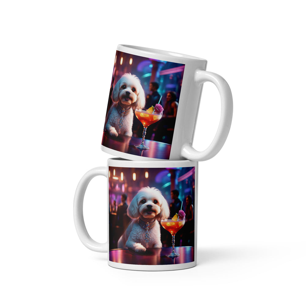 Cavapoo General- White glossy mug v12