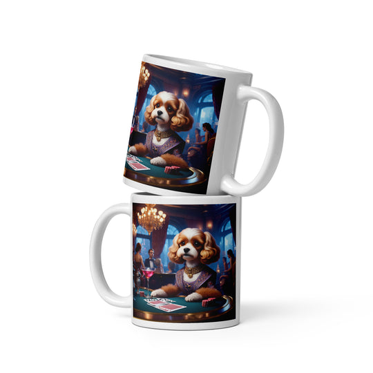 Cavapoo General- White glossy mug v18