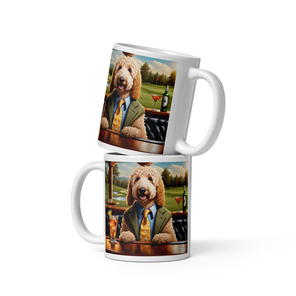 Goldendoodle- White glossy mug v4