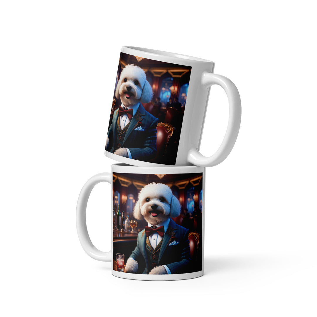 Maltipoo General- White glossy mug v6