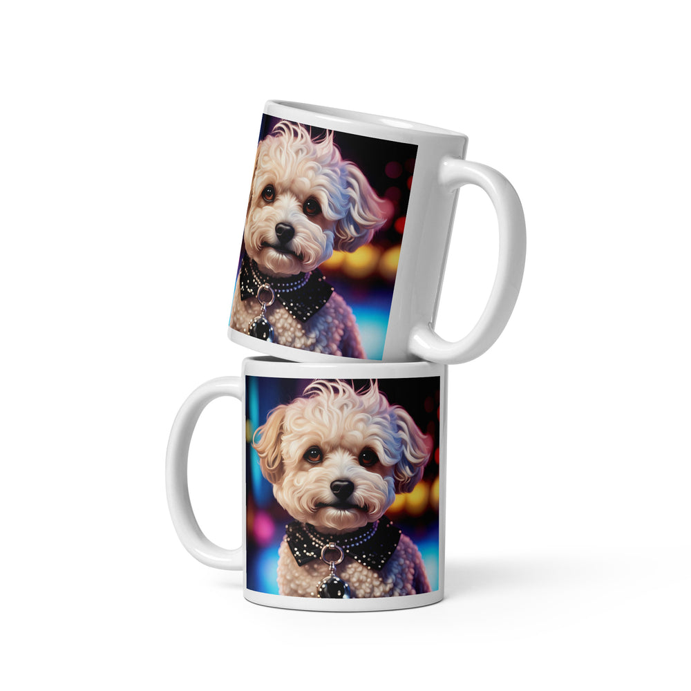 Maltipoo General- White glossy mug v11