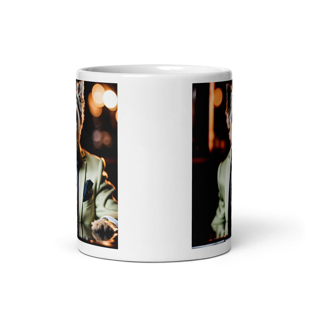 Morkie General- White glossy mug