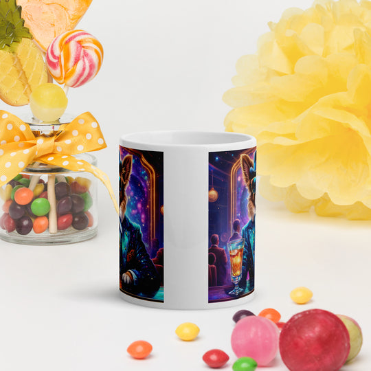 Pekapoo General- White glossy mug v11