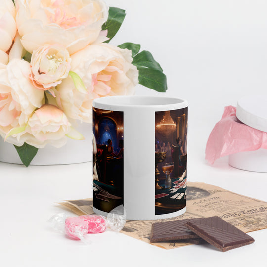 Pugapoo General- White glossy mug v3