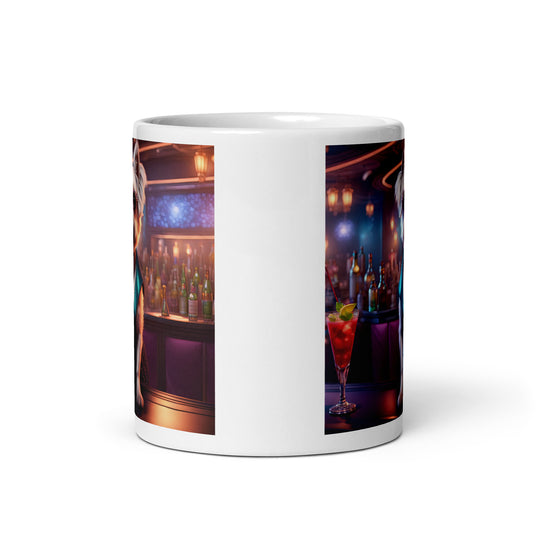 Pugapoo General- White glossy mug v6