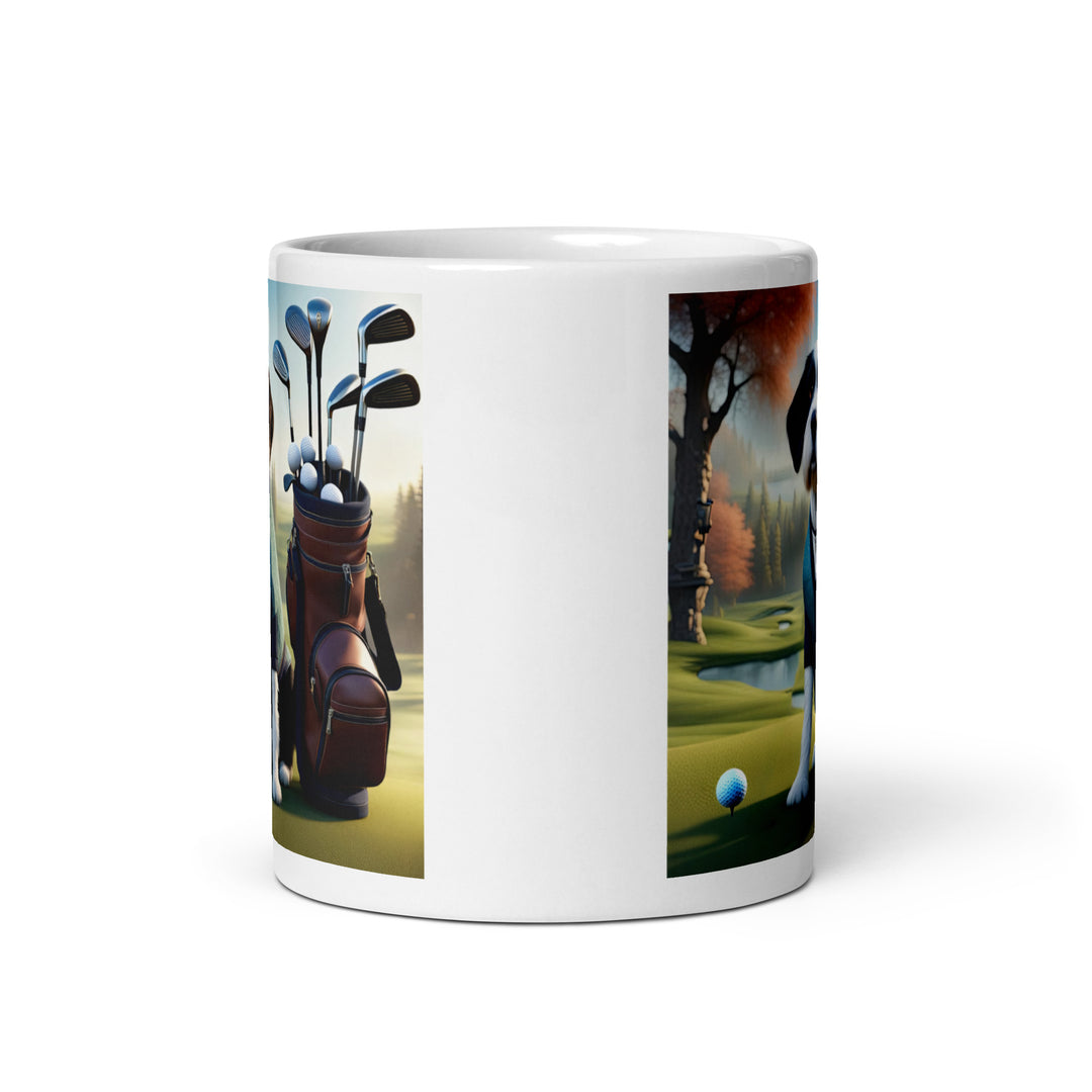 Springador Golfer- White glossy mug v6