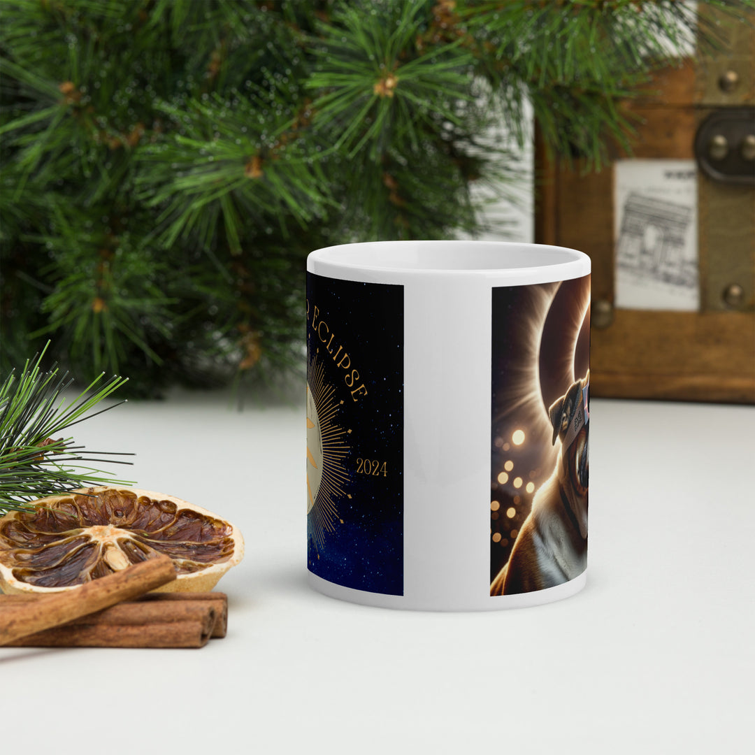 Bulldog Eclipse- White glossy mug v2
