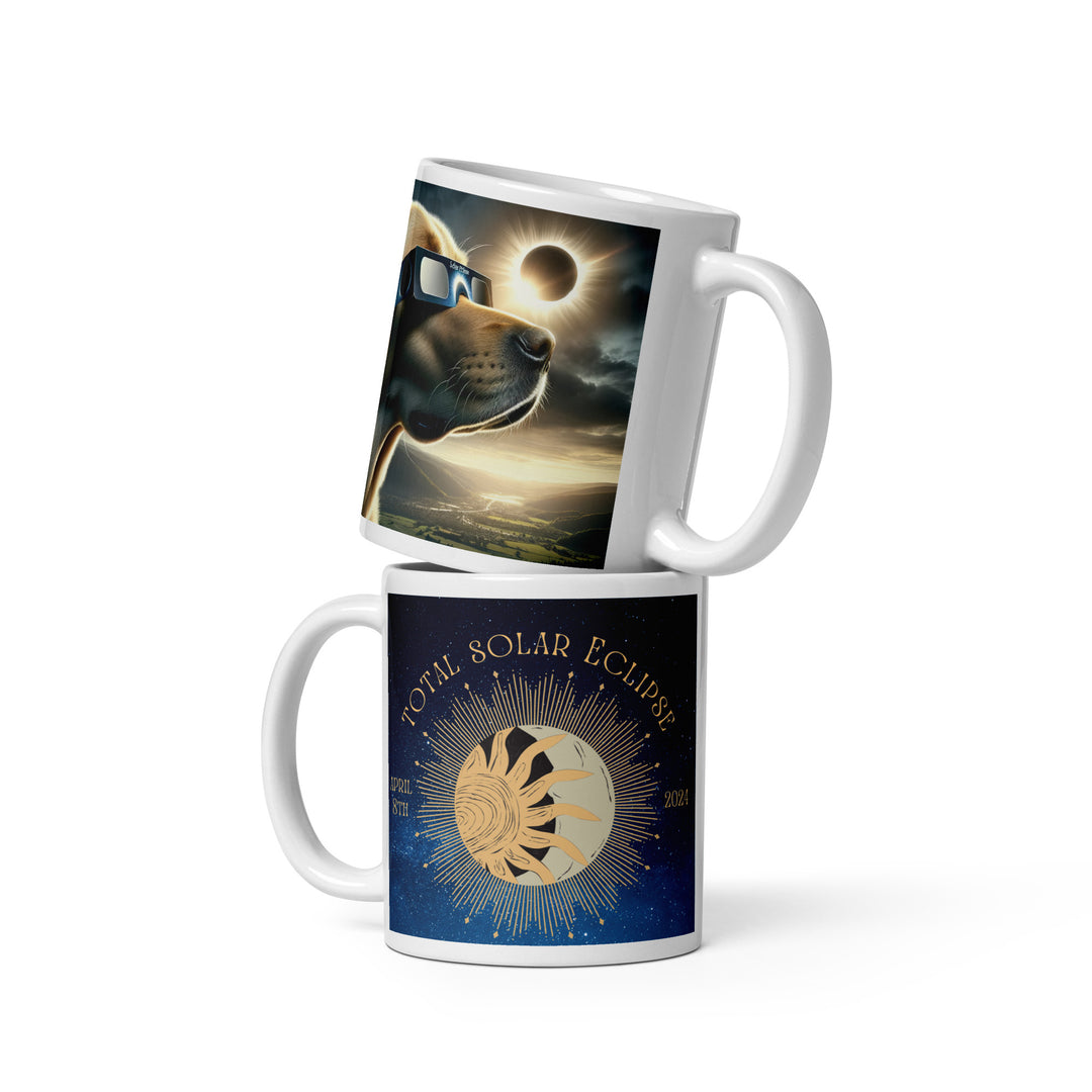 Labrador Retriever Eclipse- White glossy mug v2