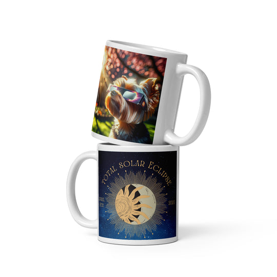 Yorkshire Terrier Eclipse- White glossy mug