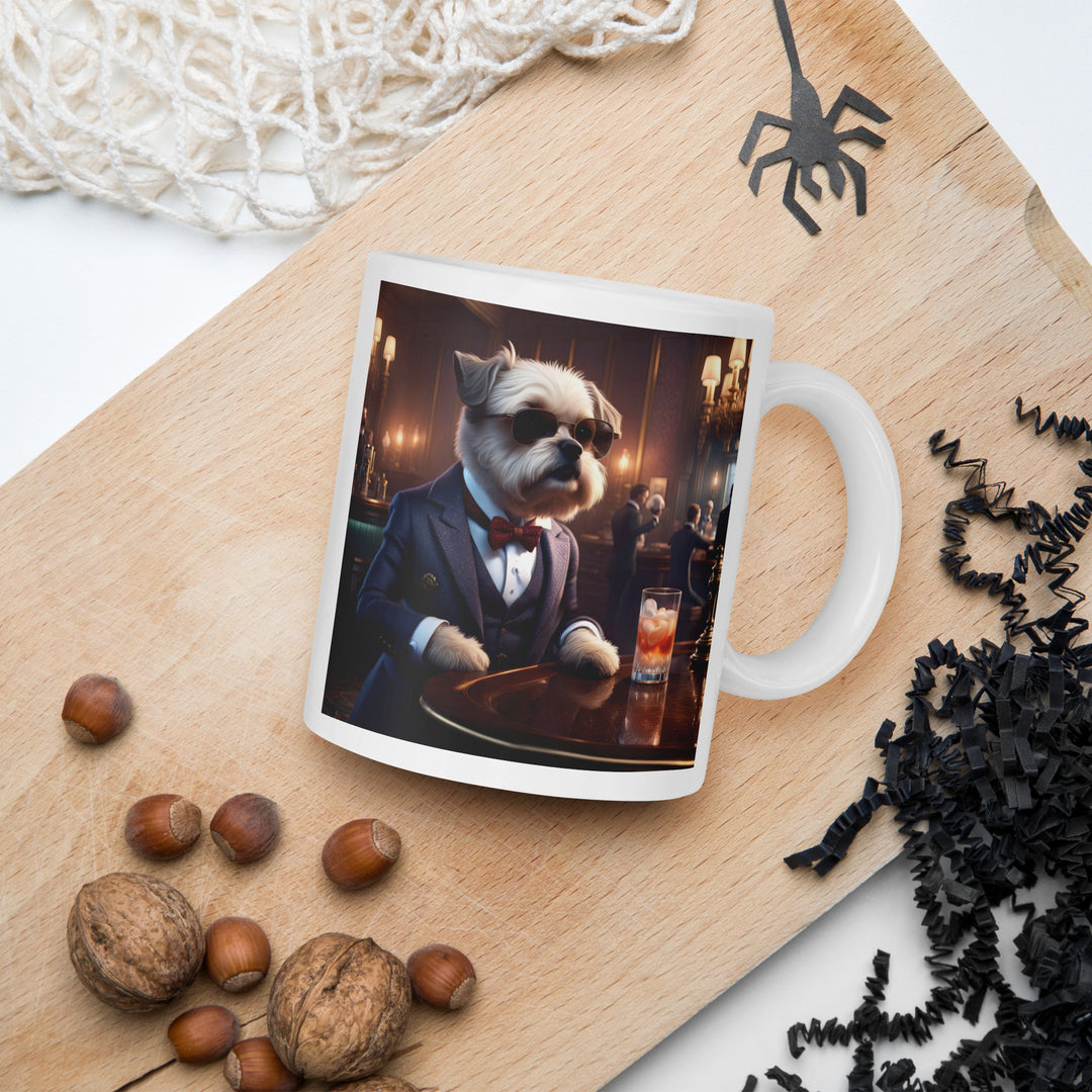 Cavapoo General- White glossy mug v14