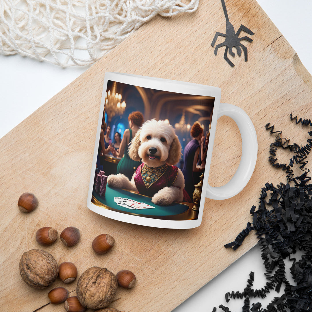 Goldendoodle- White glossy mug v20