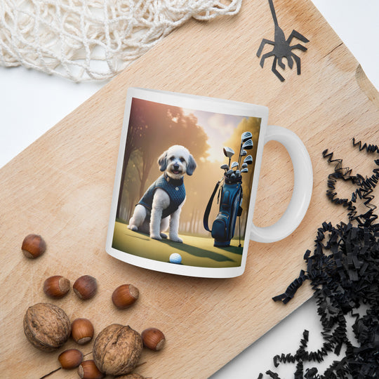 Springador Golfer- White glossy mug